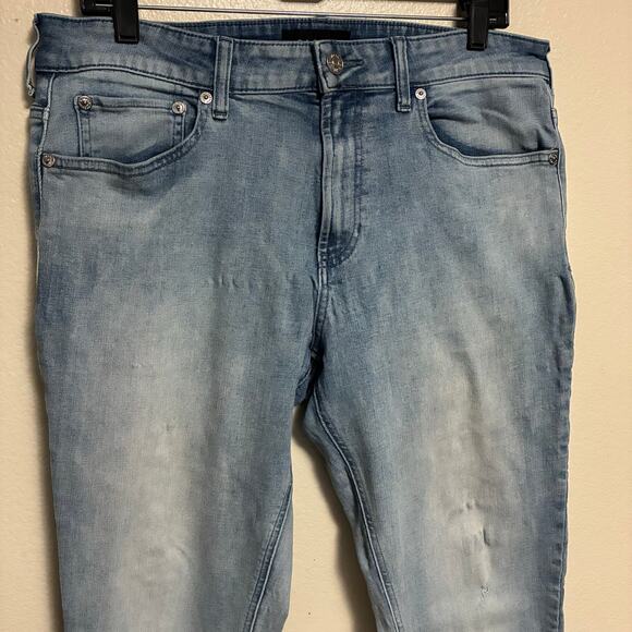 Pacsun Active Stretch Skinny Blue Jeans Mens Size 34x32 - Picture 2 of 10